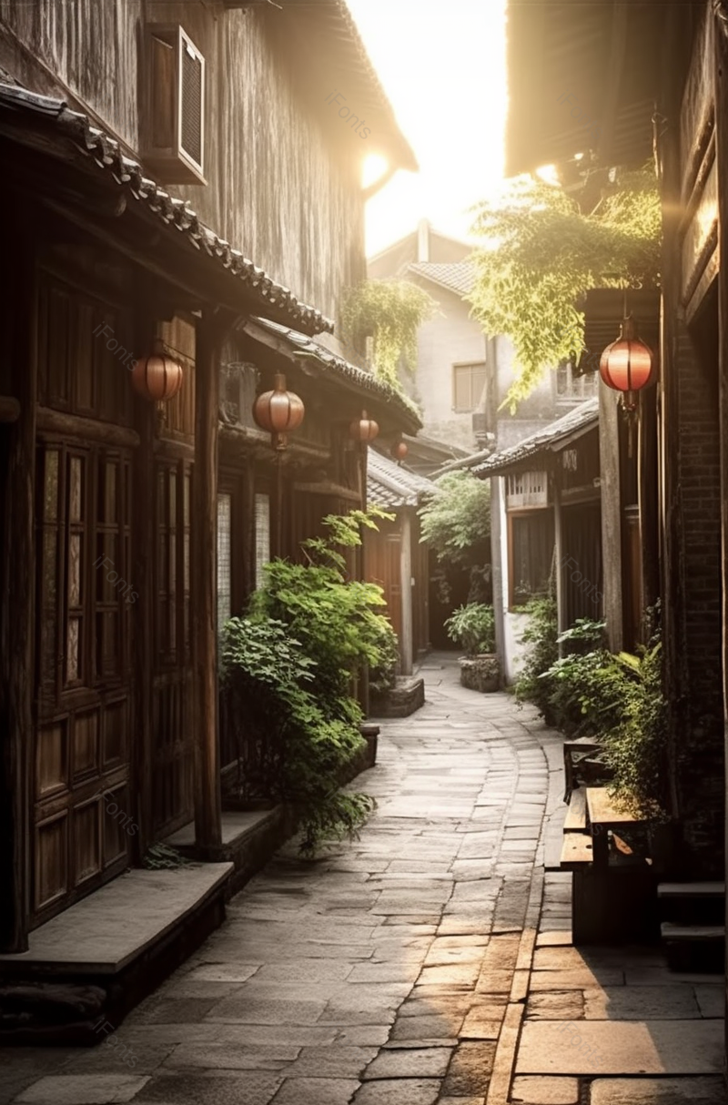 日光照耀下的中国乌镇古镇,高清,摄影图,摄影图片,图片大全,摄影图免费下载